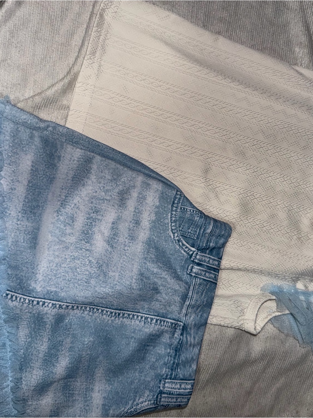 Kids High-Rise Matching Set in Light Blue - Comfortable Everyday Wear